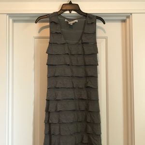 Ribbon ruffle maxi dress